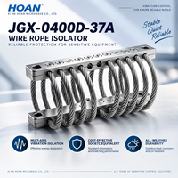 Amortisseur à câble hélicoïdal en acier inoxydable et aluminium Hoan JGX-0400D-17.5A - Élimination des vibrations par câble métallique - Amortisseurs de chocs à câble - ISO9001