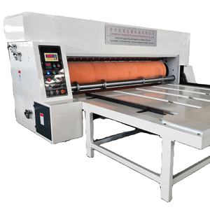 Semi Automatic Chain Feeder <strong>Flexo</strong> Corrugated Carton Printing Slotting Rotary <strong>Die</strong> <strong>Cutting</strong> Manufacturing <strong>Machine</strong> RS4 <strong>Slotter</strong> - Product Image 1