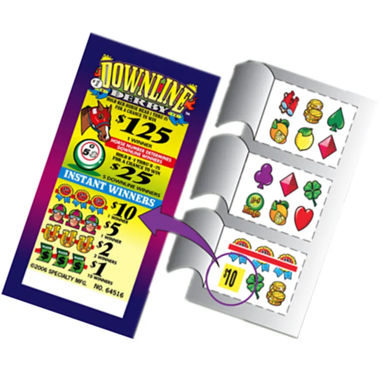 Factory Sale Pull Tabs Games Lottery Tickets Printing Pull Tabs And Break Open Lottery Tickets