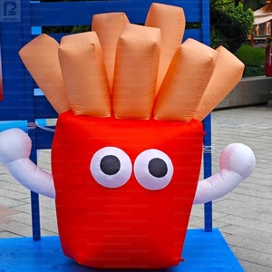 Modelo inflable gigante de palomitas de maíz con luces LED personalizado, cubo de palomitas inflable iluminado para decoración de cines/eventos/centros comerciales/festivales - Product Image 6