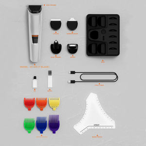 Kit de Aseo Masculino 16 en 1, Recortadora de <span class=keywords><strong>Pelo</strong></span> Corporal Multifuncional <span class=keywords><strong>Profesional</strong></span>, Recortadora de Barba y Nariz, Juego de Afeitadoras para Hombre - Product Image 5