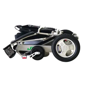 JBH D26 sedia a rotelle elettrica pieghevole per sedia a rotelle leggera facile da trasportare