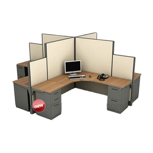 Mô-đun văn phòng trong một giờ Tủ <span class=keywords><strong>3</strong></span> cách 120 Độ phân vùng kết nối cuộc gọi centre văn phòng tủ máy trạm cho <span class=keywords><strong>3</strong></span> người - Product Image 1