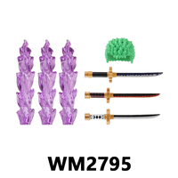 WM6193 Anime 1 Pieza Tony Tony Chopper Roronoa Zoro Monkey D. Luffy Sanji Nami Nico Robin Mini Bloques de Construcción de Acción Juguetes para Niños