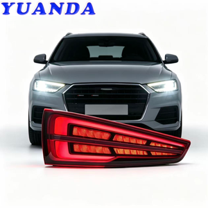 Fanali posteriori a LED blu <span class=keywords><strong>OLED</strong></span> per <span class=keywords><strong>Audi</strong></span> Q3 (2013-2018) con indicatori di direzione sequenziali e luci di posizione - Nuovo set di aggiornamento - Product Image 1