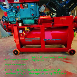 סין מדחס נייד בוכנה בורג בוכנה בורג עם מנוע בנזין דיזל מדחס אוויר - Product Image 2