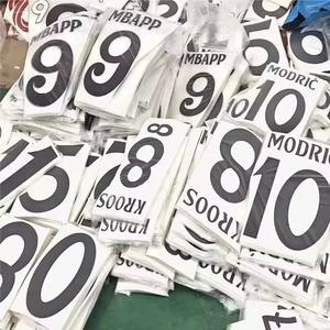 <span class=keywords><strong>Numeri</strong></span> <span class=keywords><strong>e</strong></span> Lettere per Maglie da Calcio, Design per Trasferimento a Caldo DTF, Etichette Adesive per Squadre - Product Image 2