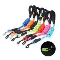 A mazon – laisse de chien en Nylon multicolore et Durable, laisse réfléchissante pour chien à corde ronde