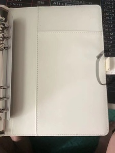 Wholesale A6 Loose-leaf Snowflake/Butterfly Cover Binder Notebook Agenda Planner Covers Small Six Ring Ziplock Binders