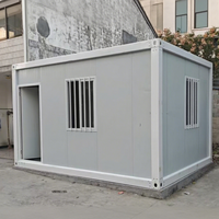 Maison préfabriquée économique à structure en acier, design moderne, facile à assembler, pour bureau ou centre commercial, emballage plat de luxe