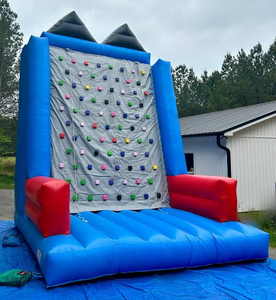 Muro de Escalada Inflable de Alta Calidad para Juegos Deportivos, Muro de Escalada Inflable de PVC con Cuerdas y Escalera para Fiestas - Product Image 1