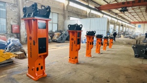 Romper rocas martillo <span class=keywords><strong>Mini</strong></span> cincel hidráulico silencio martillo rompedor para excavadora de piezas técnicas vídeo de ventas de apoyo a la energía - Product Image 6