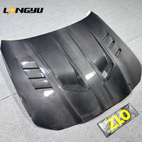 Accessoires extérieurs LANGyu 2021+ M3 G80 M4 G82 G83 Style ZLO Capot avant en fibre de carbone sèche pour BMW