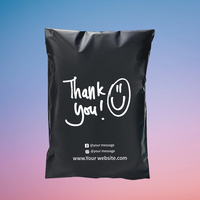 Sacs d'expédition en polyéthylène durables avec logo imprimé personnalisé, enveloppes auto-adhésives, imperméables, résistantes aux déchirures, 2,5 mil, boutique, postales