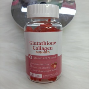 Gomitas Veganas de Colágeno y Glutatión, Antioxidantes, Nutritivas, para una Piel Saludable y Radiante, Suplemento Dietético Blanqueador - Product Image 1