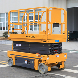 Hochwertige Scherenhebebühne XG1012HD Tragfähigkeit der Erweiterten Plattform 115kg Batteriebetriebene Hebebühne Tragfähigkeit 230Kg - Product Image 5