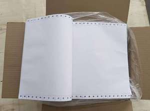 Papel Autocopiativo NCR de 5.5*9.5 Pulgadas, 2 Capas, 55/60 g/m², Papel de Impresión para Computadora Azul CB CF para Uso Bancario - Product Image 2