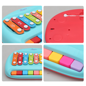 Instrument de musique éducatif pour enfants, <span class=keywords><strong>Piano</strong></span> à <span class=keywords><strong>notes</strong></span>, Xylophone, 8 touches, 2 en 1 - Product Image 4