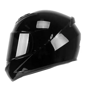 REALZION motosiklet ABS kask kişilik moda yarışı tam yüz kask için evrensel
