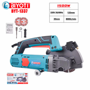 Rainureuse murale électrique industrielle 1500W, machine à rainurer le béton 220V, rainureuse murale, rainureuseuse - Product Image 1
