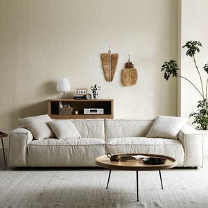 ज़ायशाइन nordic wbi 3-सीट क्लाउड सोंग लिविंग रूम सोफे सेट वाशिबल मॉड्यूलर अपार्टमेंट टोफू ब्लॉक सोफा - Product Image 2