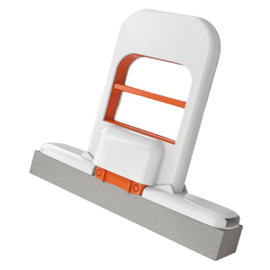 Serpillère pliable double usage, à main, pour intérieur, petite, en chenille, auto-essoreuse, avec <span class=keywords><strong>manche</strong></span> télescopique et tête en éponge - Product Image 1