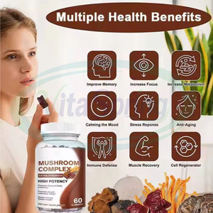 Gomitas de Hongos para Adultos OEM, Energía y Apoyo Cerebral, Extracto de Hongos Orgánico Vegano, Complejo de Vitaminas, Dosis Diaria de 2g - Product Image 2