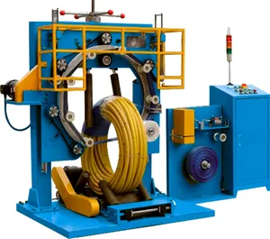 Máquina de embalagem de cabo de aço para tubos de mangueira e máquina de embalagem de bobina