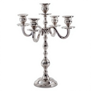 เชิงเทียนใหม่ล่าสุด5แขนใน Silver70ซม. 80ซม. 90ซม. 100ซม. 120ซม. 150ซม. - Product Image 1