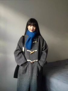 QFZ3446 - Veste courte en laine décontractée pour <span class=keywords><strong>femme</strong></span>, hiver - Product Image 3