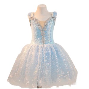 बच्चों के बैले प्रदर्शन टॉडलर थोड़ा हंस झील <span class=keywords><strong>Tutu</strong></span> स्कर्ट लड़कियों पेशेवर पोशाक स्पेनिश/कपास सरल सुरुचिपूर्ण - Product Image 1