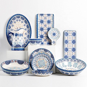 Vente en gros de plats en céramique peints à la main, bols et ensembles de vaisselle - Product Image 1