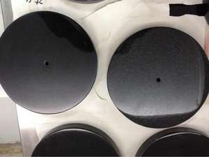 قاعدة جائزة من الجرانيت الأسود المطلق وقاعدة تمثال دائرية الشكل - Product Image 4