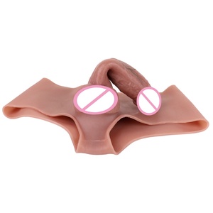 Funda realista hueca para agrandamiento del pene, dildo gigante de 8 pulgadas para hombres - Product Image 3