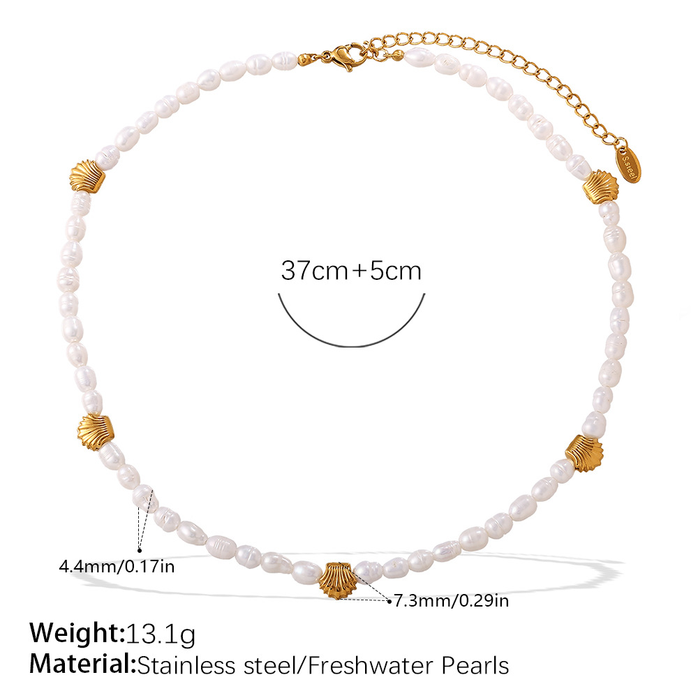 Collar de perlas de agua dulce XL826WEG