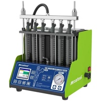 Nettoyeur et testeur d'injecteurs de carburant essence GDI V310, machine de nettoyage ultrasonique 6 cylindres, équipement de diagnostic automobile