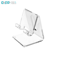 DSP Vietnam usine Transparent acrylique bureau design créatif support de téléphone portable
