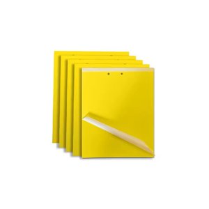 Trampa Adhesiva Amarilla de Doble Cara, Resistente a los Rayos UV, Tabla Impermeable para Insectos, para Invernadero y Jardín - Product Image 1
