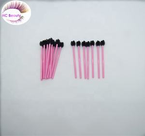 Maskara warna-warni <span class=keywords><strong>Mini</strong></span> sekali pakai aplikator kuas Spoolie tongkat rias untuk ekstensi bulu mata, 50 buah/tas - Product Image 5