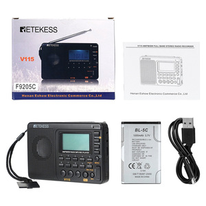 Retekess V115 Portable Radio Recorder AM FM SW MP3 Player Digital Display Rechargeable Battery - Product Image 3