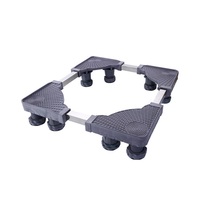 Support Mobile universel réglable, multifonction, pour Machine à laver et à laver, à roulettes, pour réfrigérateur, 1 pièce