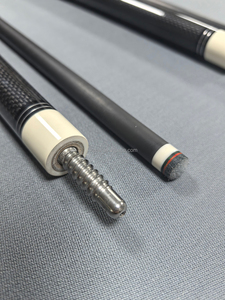Taco de billar profesional YINGDIKE de fibra de carbono con punta de cristal de tiempo de 12.5mm y baja deflexión, con gaseeta - Product Image 3