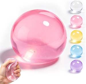 Needoh Coconut Oil Style Ball Needoh Clear Stress Relief Toy Needoh Soft <b>Squishy</b> Fidget Toy for Adult Anxiety Relief Play - Product Image 3
