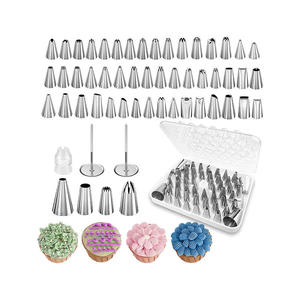 Juego de 52 Boquillas para Decoración de Pasteles, Bolsas de Repostería, Bolígrafos para Colorear Fondant, Herramientas para Hornear, en Caja de Plástico - Product Image 5