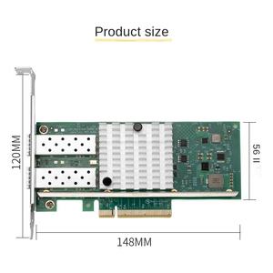 X520-DA1 82599EN 10Gbps 듀얼 포트 유선 광섬유 네트워크 카드 <span class=keywords><strong>USB</strong></span> 외부 서버 재고 - Product Image 4