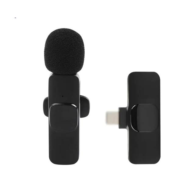 K8 Professional Wireless Lavalier Mini Microphone for Android Type C Live Broadcast Gaming Recording Interview Vlog