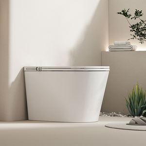 S036 Vente directe en usine Capteur de pied automatique Chasse d'eau de luxe intelligente Toilette <span class=keywords><strong>WC</strong></span> Toilette intelligente avec télécommande - Product Image 4