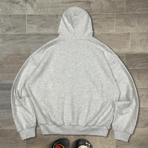 Sudadera con Capucha Gruesa de Invierno de 350 Gsm, Estilo Urbano, con Doble Cremallera de Perlas, Fabricantes de Sudaderas con Capucha Extra Grandes con Cremallera y Pedrería - Product Image 2