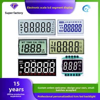 Timbangan Elektronik Portabel dengan Layar LCD 4 Digit Kode Segmen