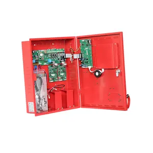 Fire Panel Alarm Addressable 1 Loop Fire Alarm Control Panel Fire Alarm System 8 Panels Printer And GSM Module 2 Years ASENWARE 250 Pieces 7"